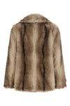 the nude faux fur jacket redefines the codes of outerwear