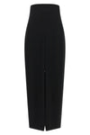 iphora long skirt in japanese wool gabardine