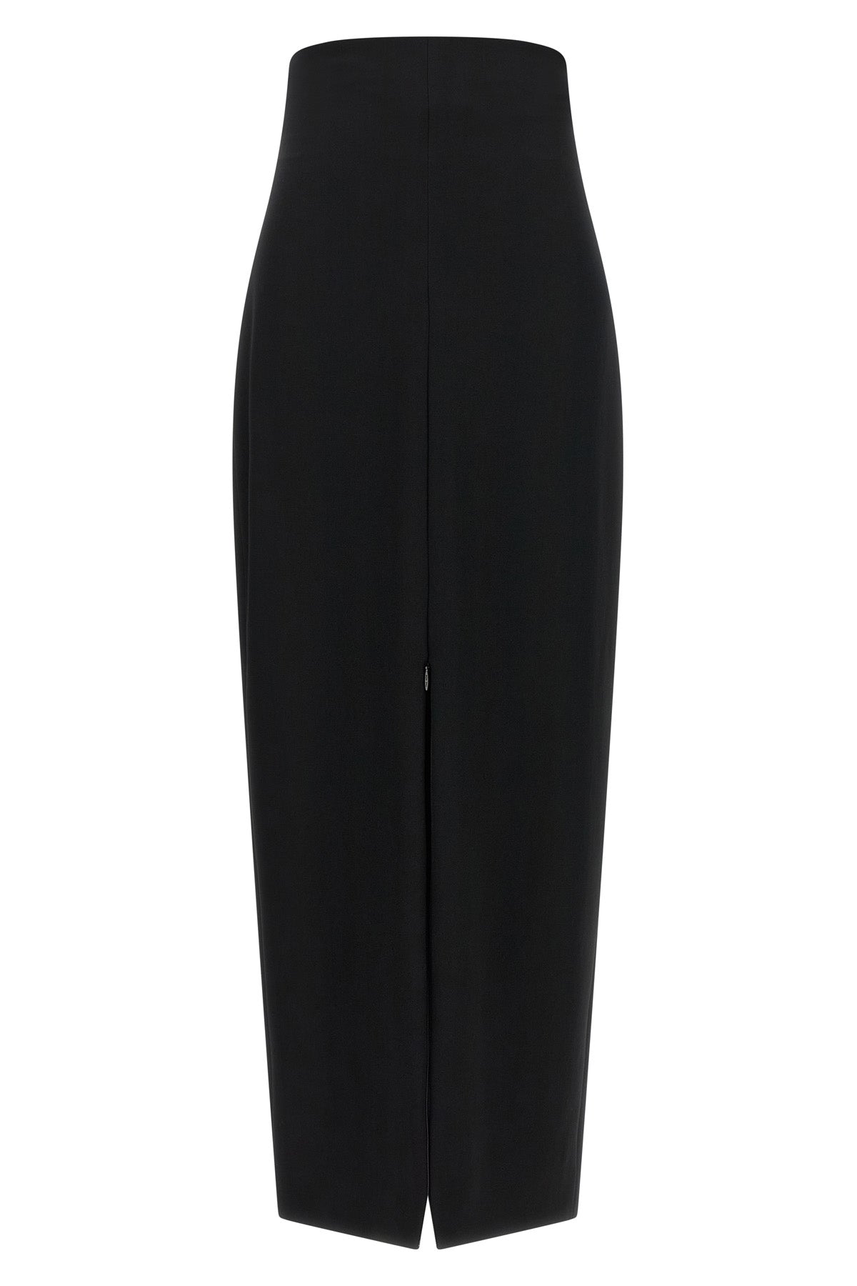 iphora long skirt in japanese wool gabardine