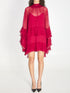 CHLOE 40 mini dress with ruffles