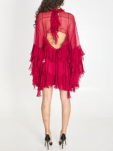 CHLOE 40 mini dress with ruffles