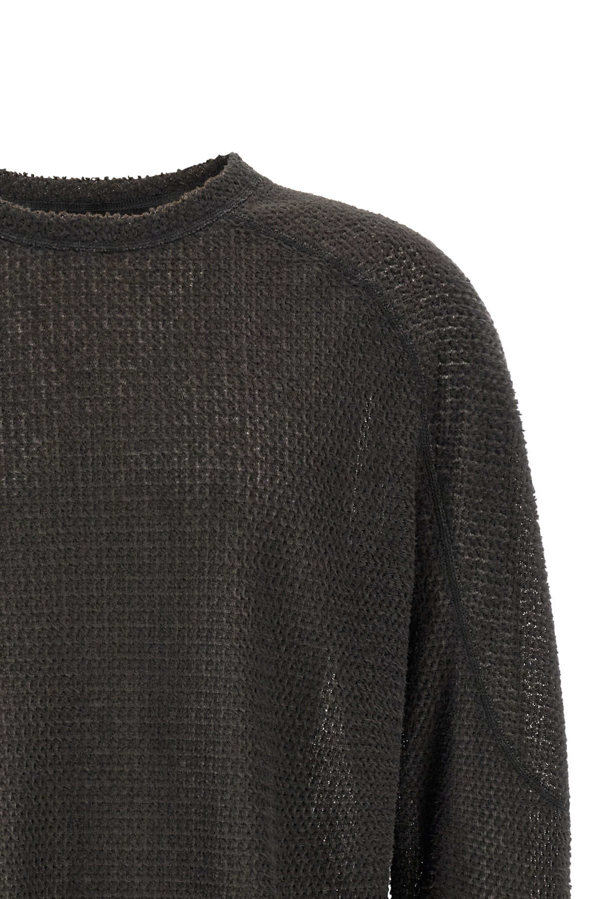 the satisfy fuzzfleece ad long-sleeve shirt