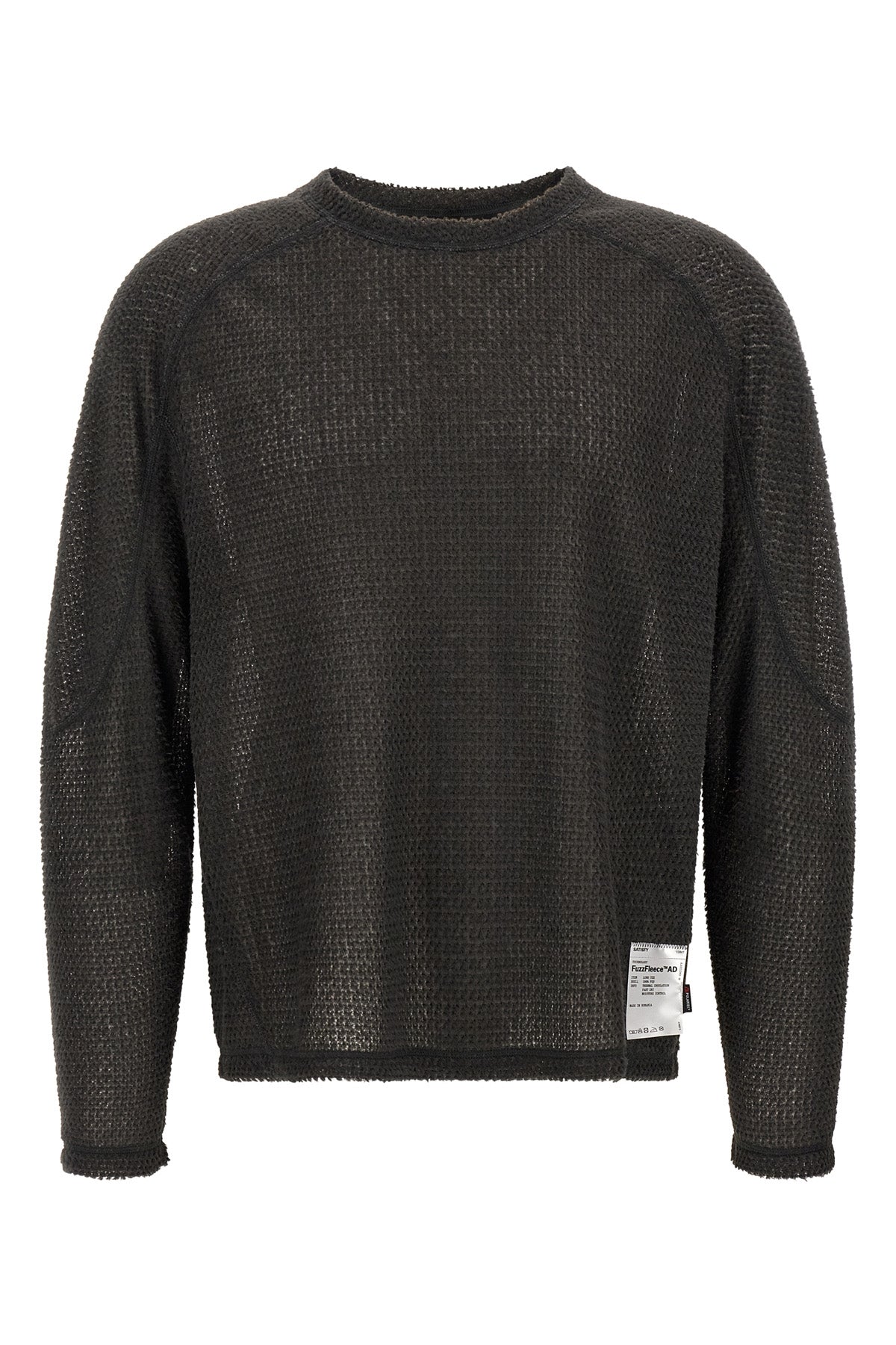 the satisfy fuzzfleece ad long-sleeve shirt