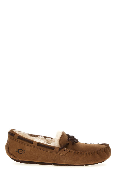 water-repellent suede dakota loafer