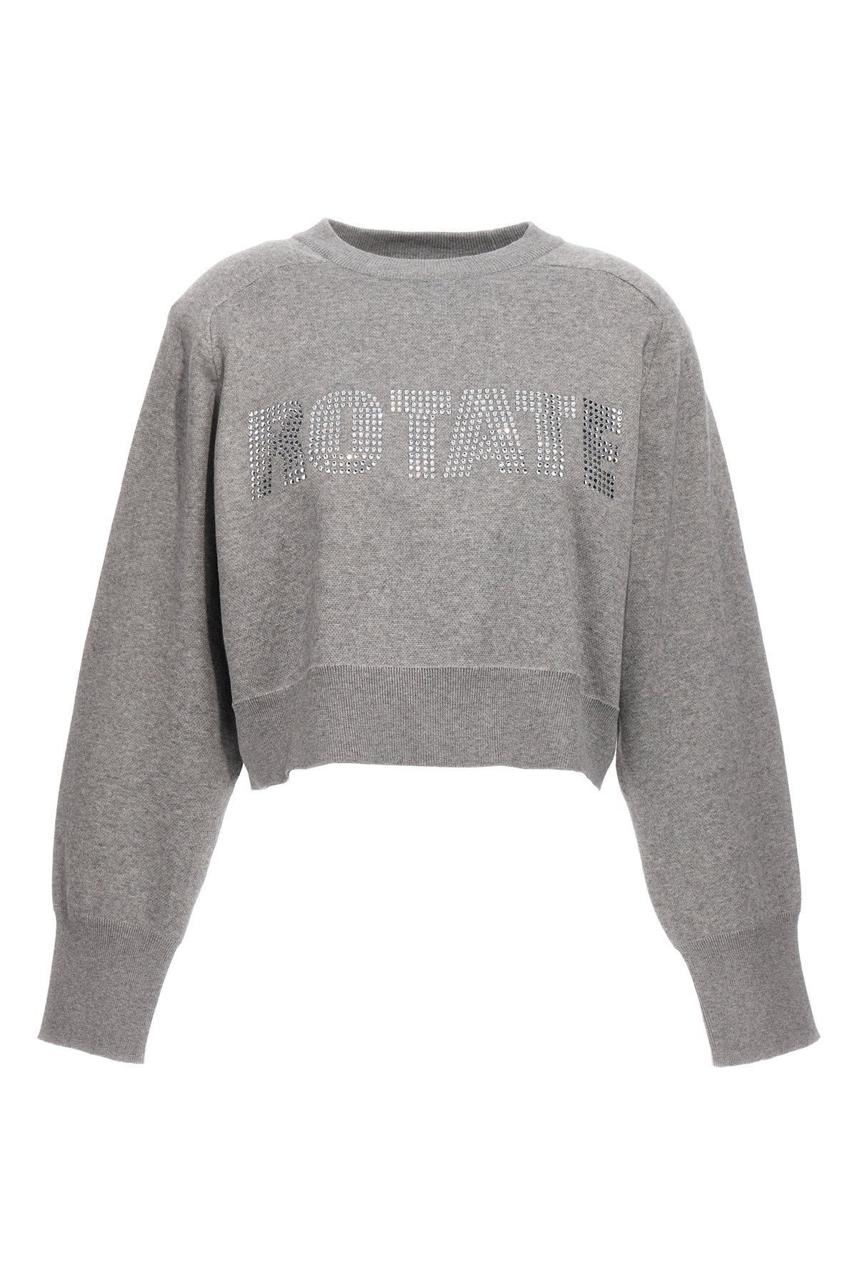 maglione firm knit cropped in cotone e cashmere