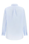the row elva shirt exemplifies sartorial precision through its minimalist cons