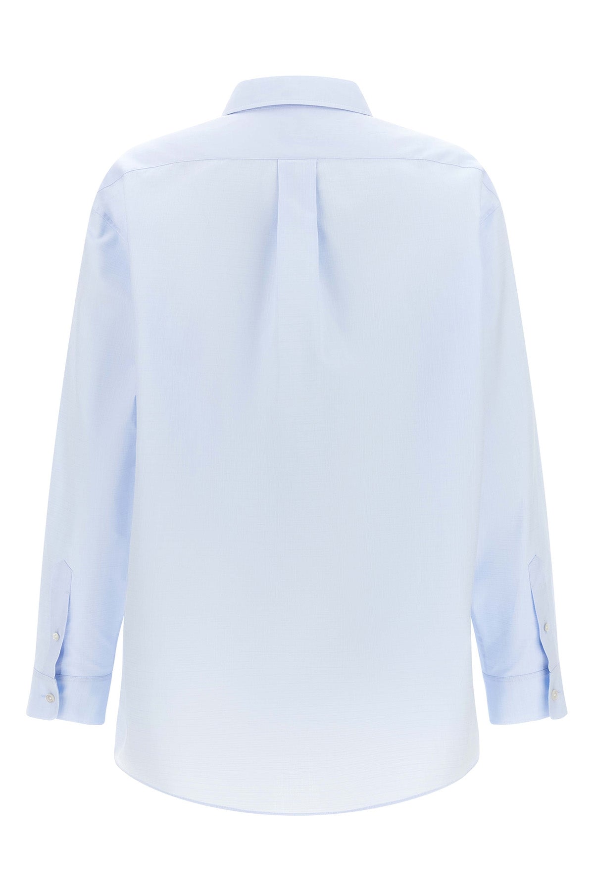 the row elva shirt exemplifies sartorial precision through its minimalist cons