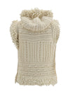 wool and alpaca hooded gilet
