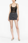 gonna nela in denim di cotone