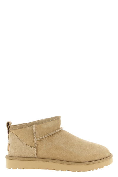 the classic ultra mini ugg ankle boots redefines the iconic silhouette of the