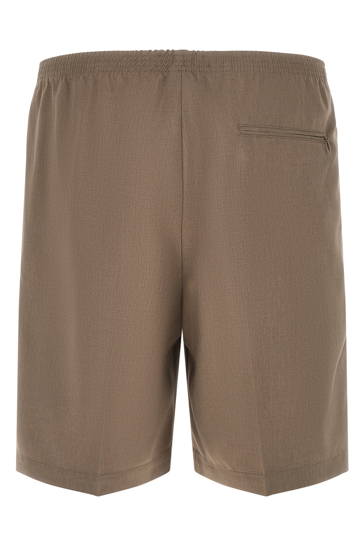 arno bermuda shorts in light melange fabric