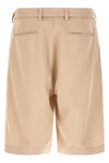 viper bermuda shorts in slightly elasticized viscose blend