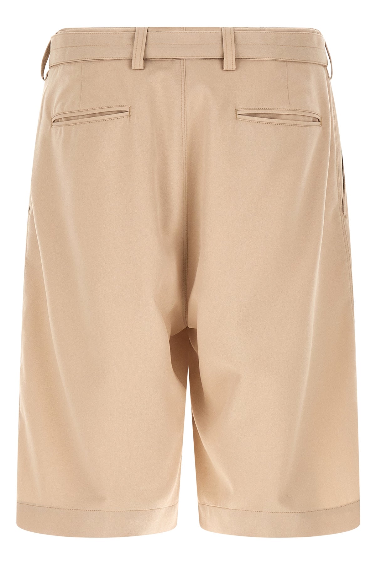 viper bermuda shorts in slightly elasticized viscose blend