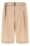 viper bermuda shorts in slightly elasticized viscose blend