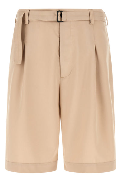 viper bermuda shorts in slightly elasticized viscose blend