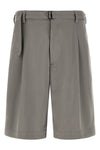 viper bermuda shorts in slightly elasticized viscose blend
