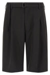 viper bermuda shorts in slightly elasticized viscose blend