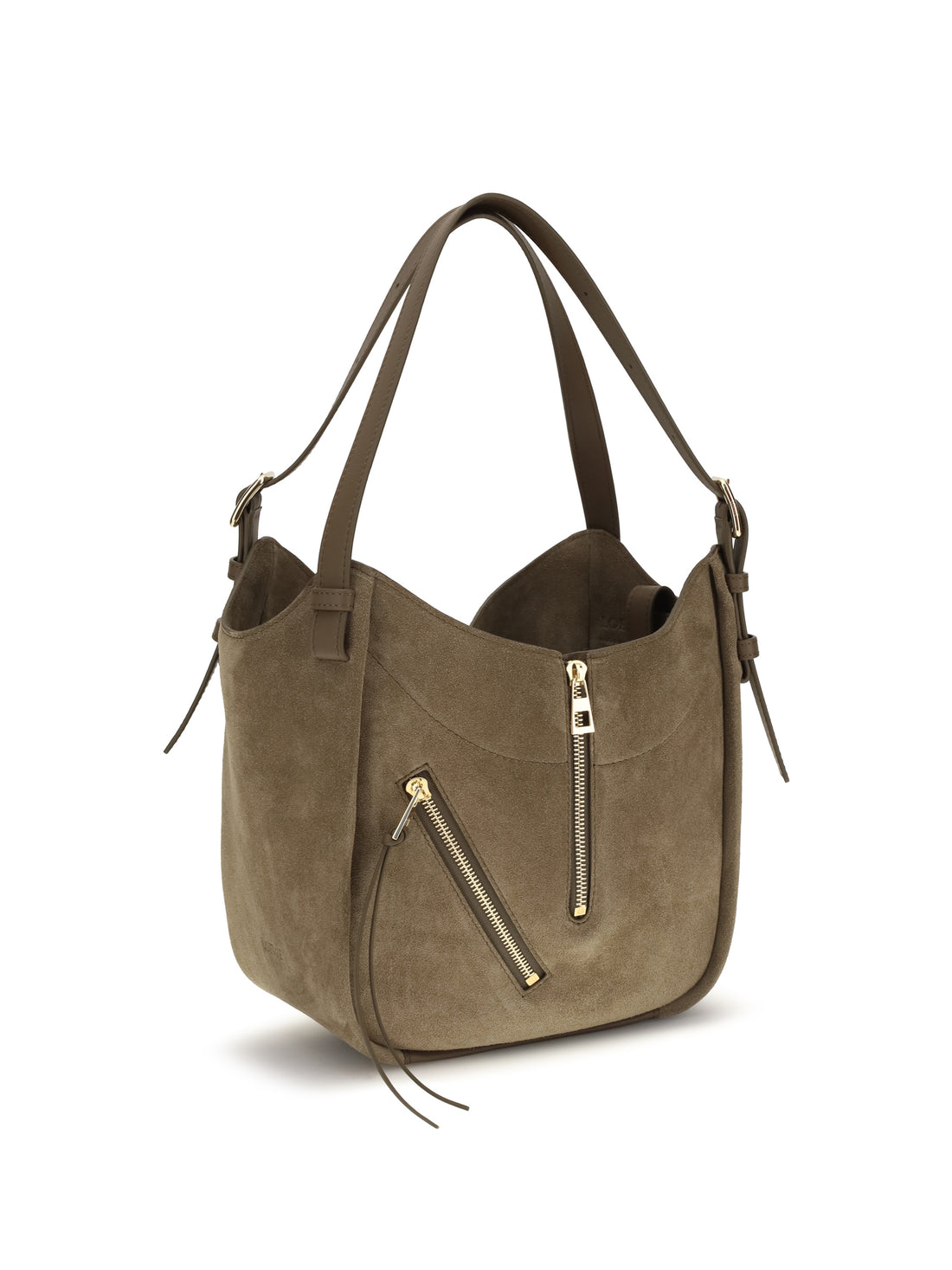 LOEWE OS hammock flip suede handbag