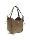 hammock flip suede handbag