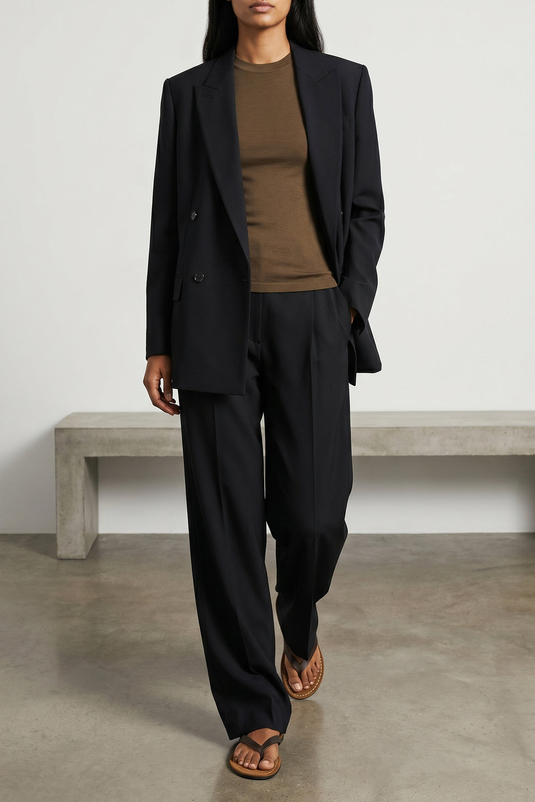 THE ROW 8 paden double-breasted virgin wool blazer