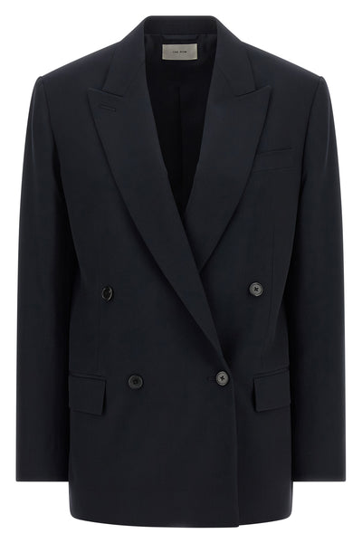 paden double-breasted virgin wool blazer