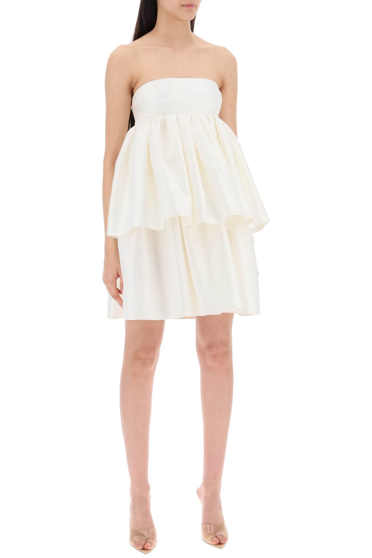 responsible ruffled midi dress