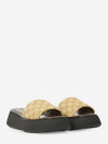 thick-soled slide sandal