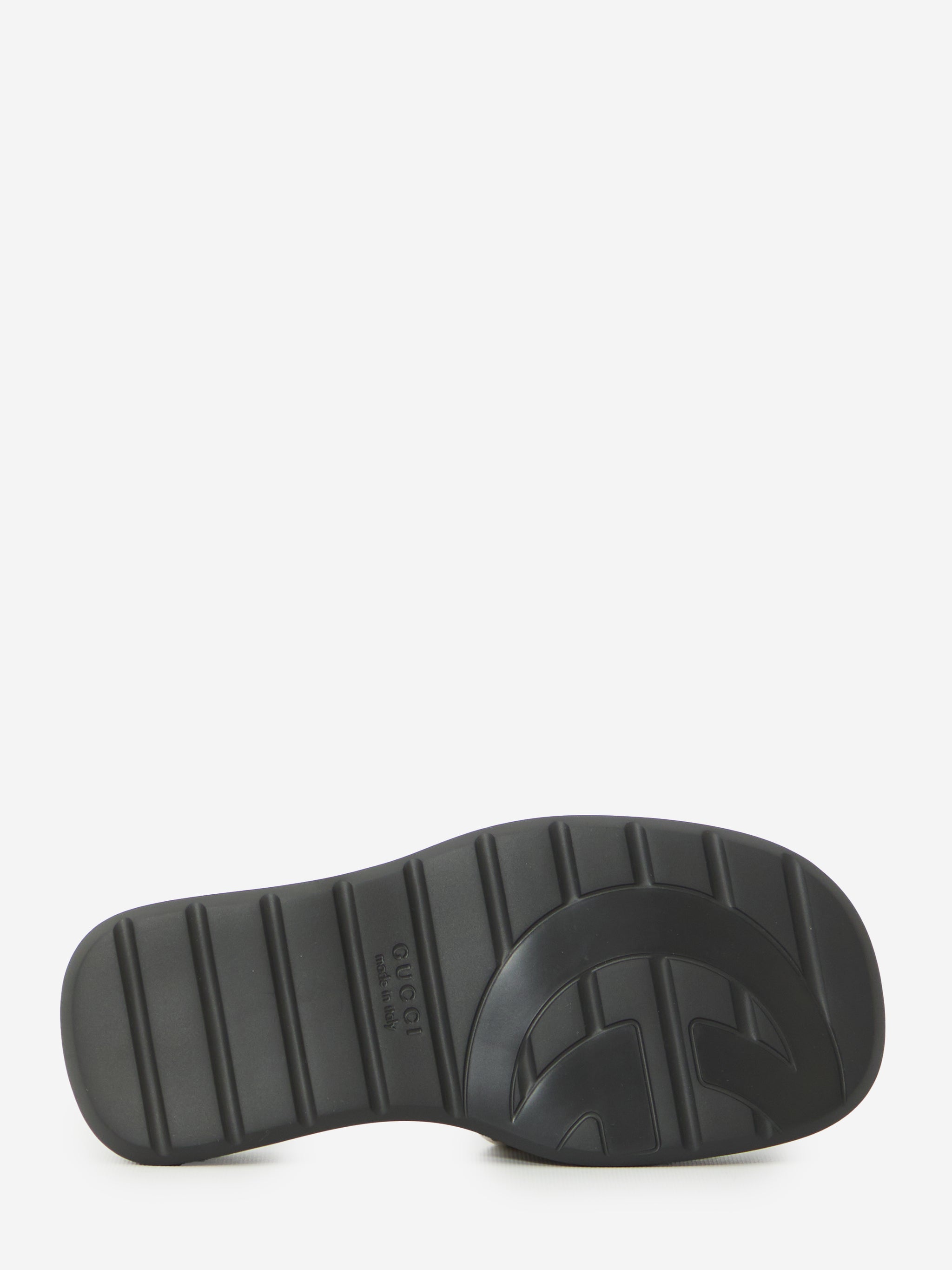 thick-soled slide sandal