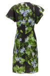 mini dress in cotton blend