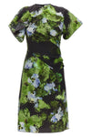 mini dress in cotton blend