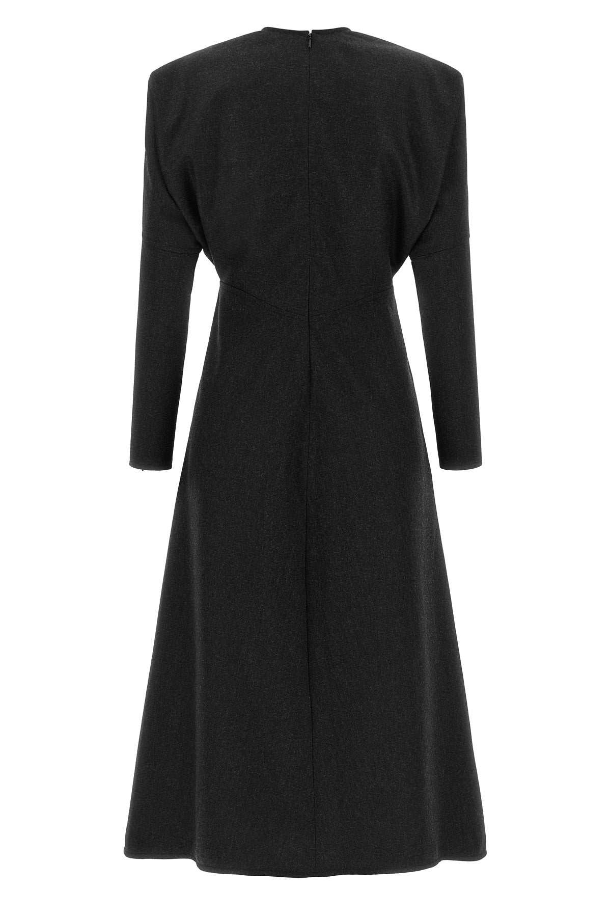 dolman cool wool mélange midi dress
