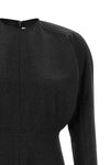 dolman cool wool mélange midi dress