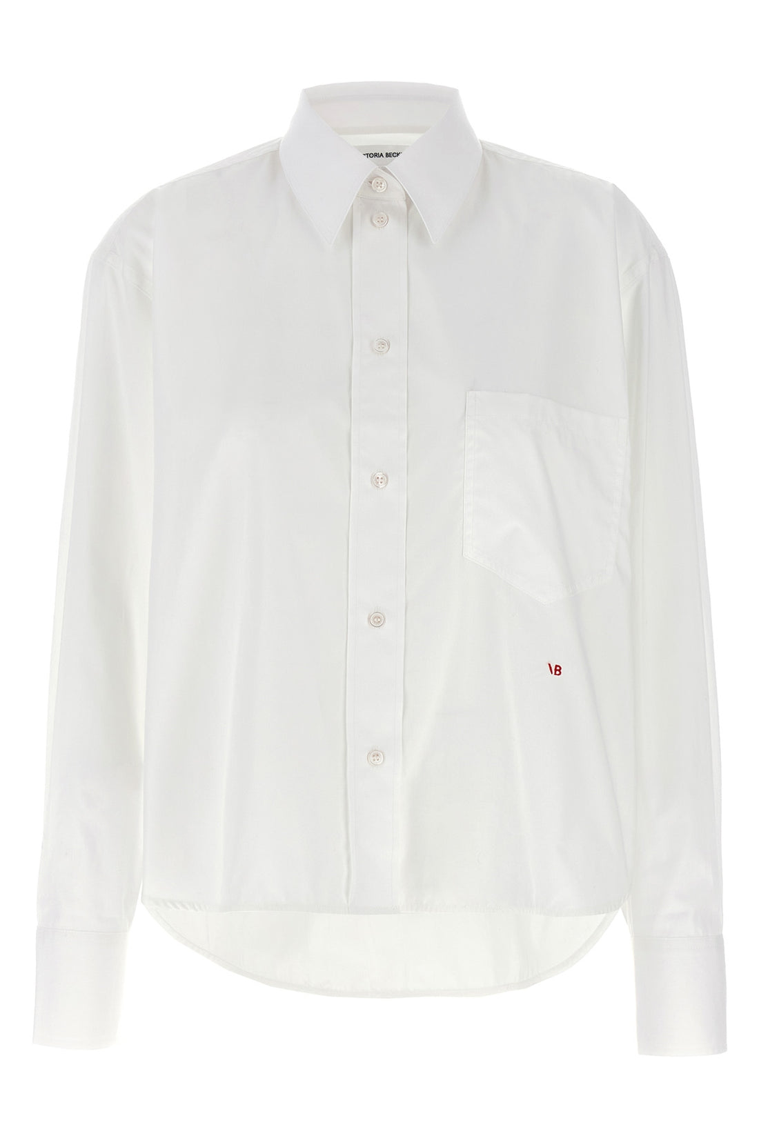 VICTORIA BECKHAM 6 cropped cotton shirt