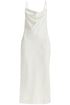 satin slip dress for elegant