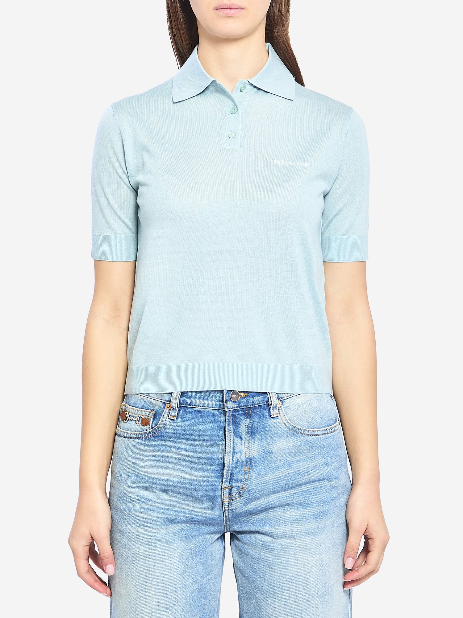 GUCCI S cashmere and silk polo