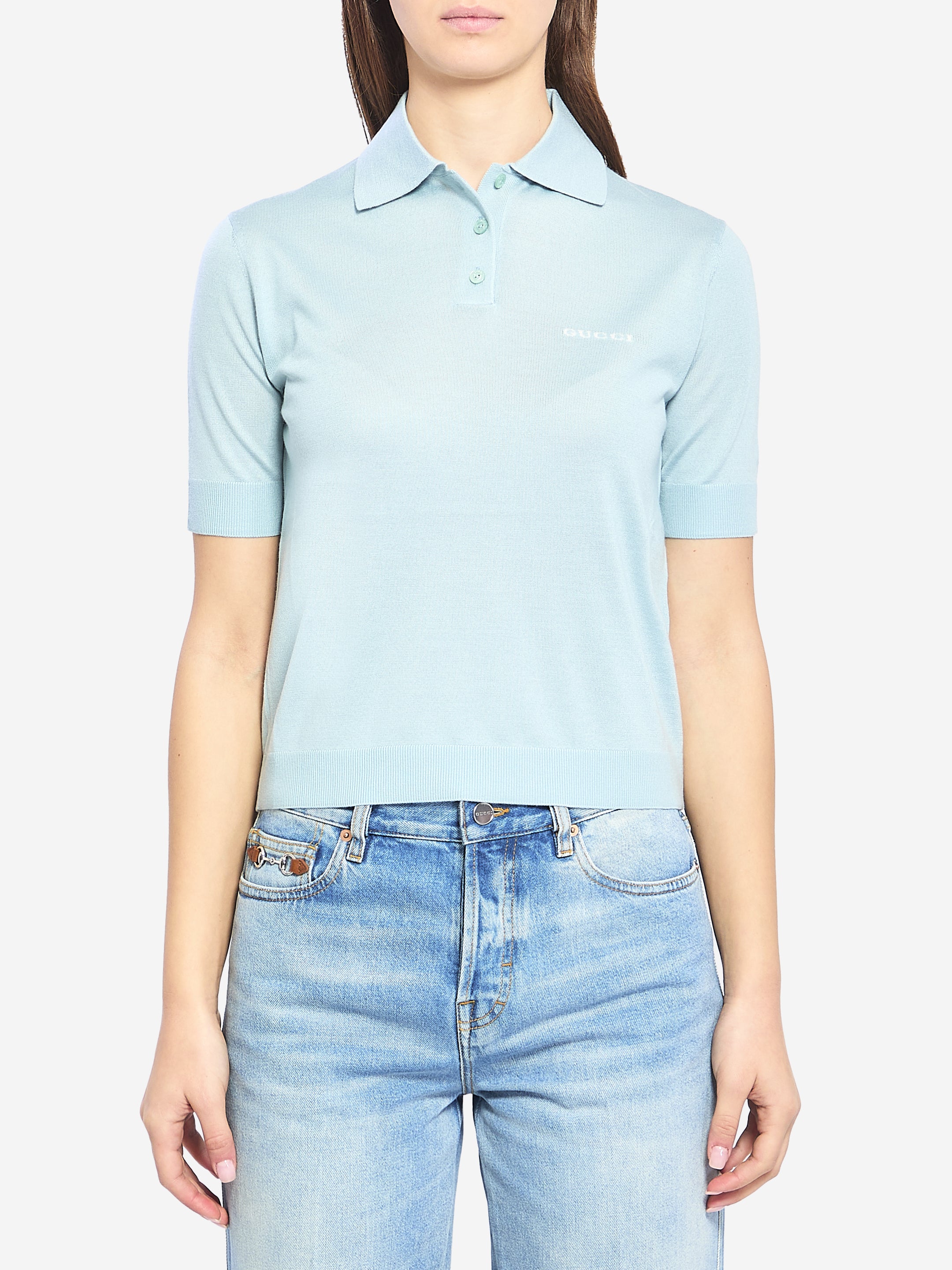 GUCCI S cashmere and silk polo