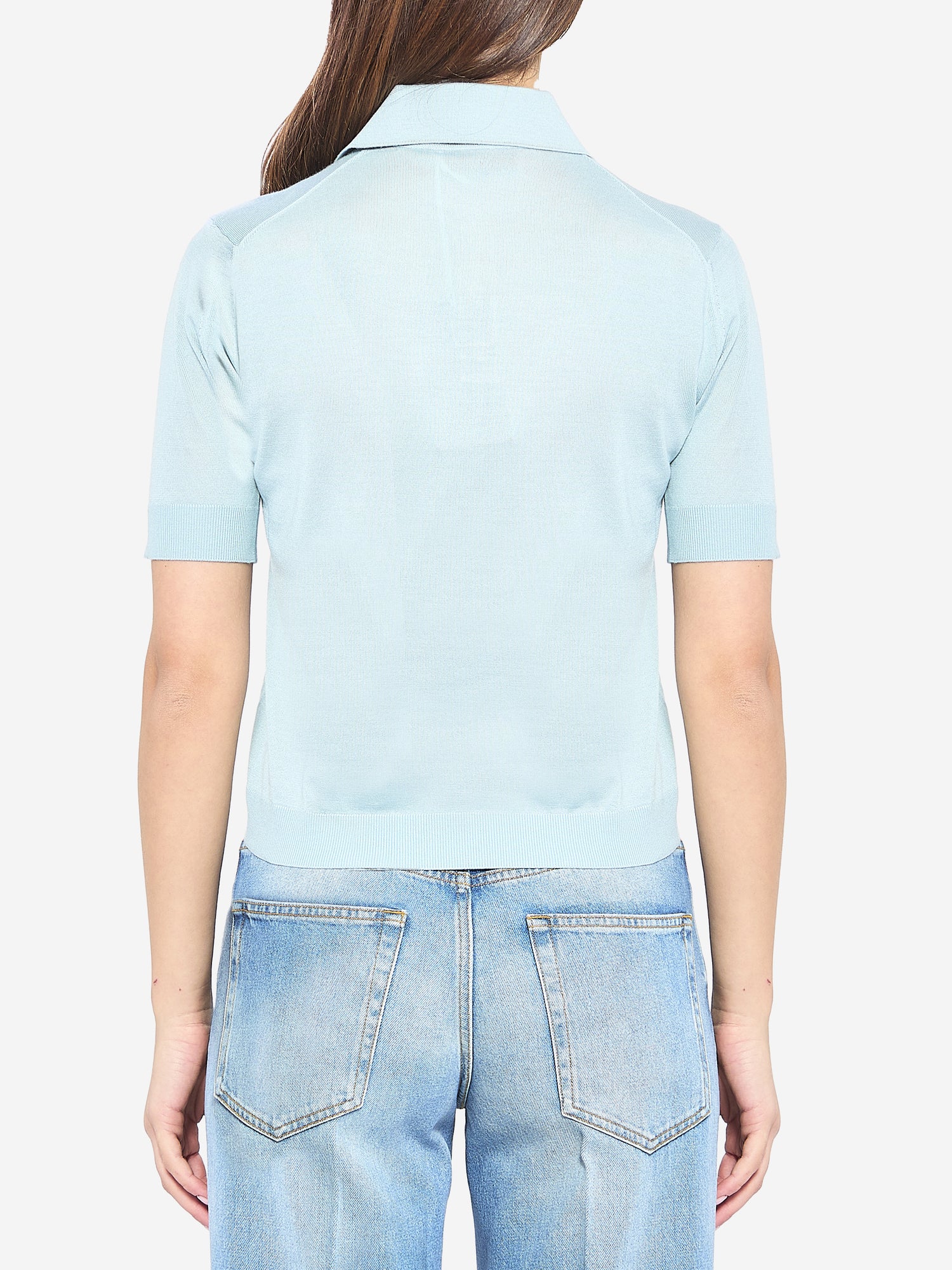 GUCCI S cashmere and silk polo