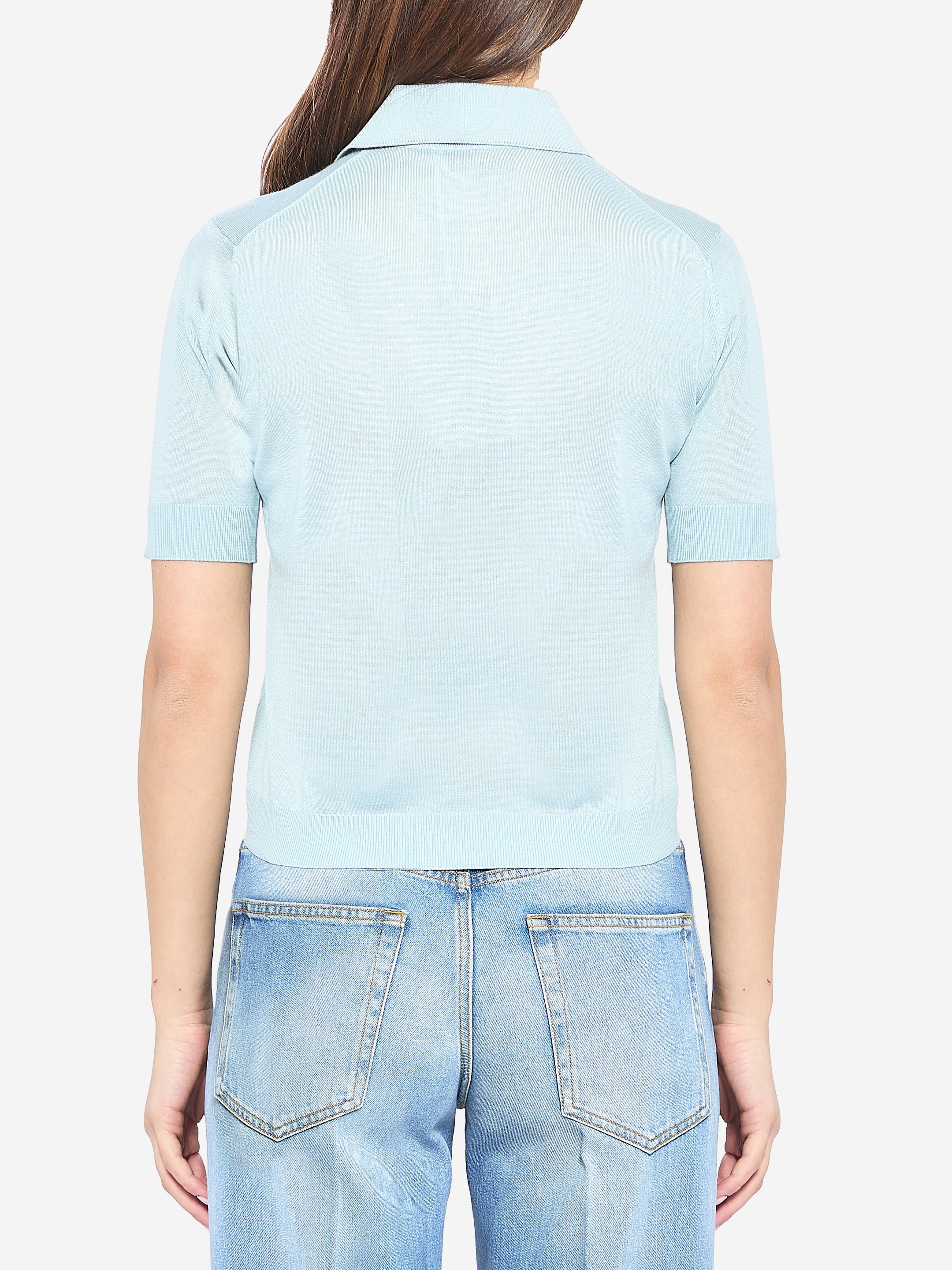 GUCCI S cashmere and silk polo