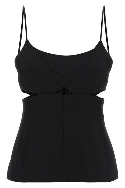 cut-out cami grain depoudre blend top