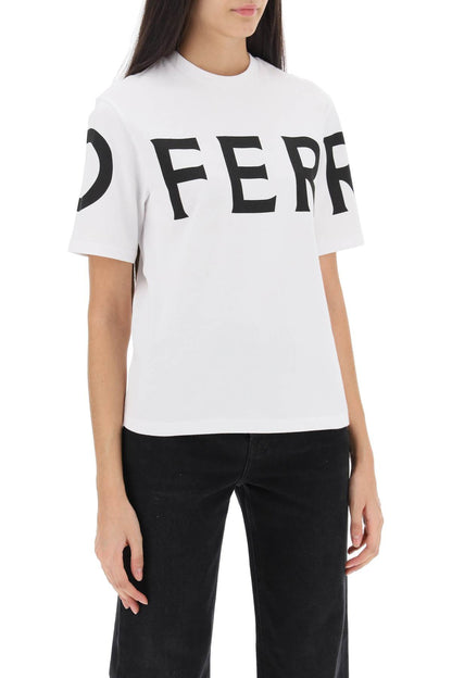 short sleeve t-shirt with oversized logo