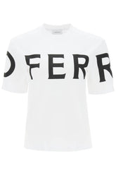 short sleeve t-shirt with oversized logo