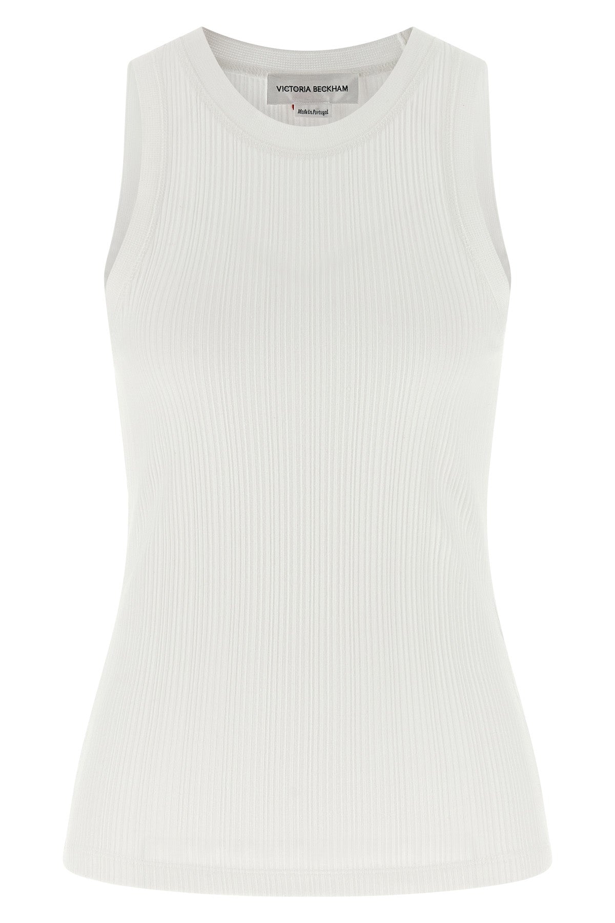 rib tank ribbed stretch cotton top