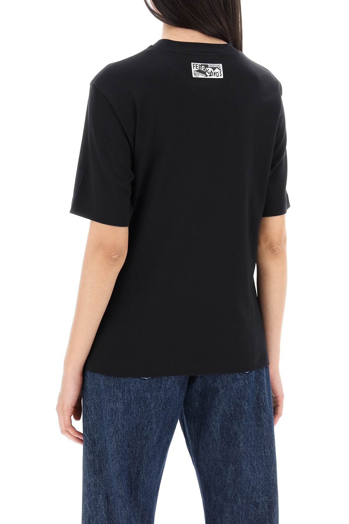 cotton and silk blend t-shirt