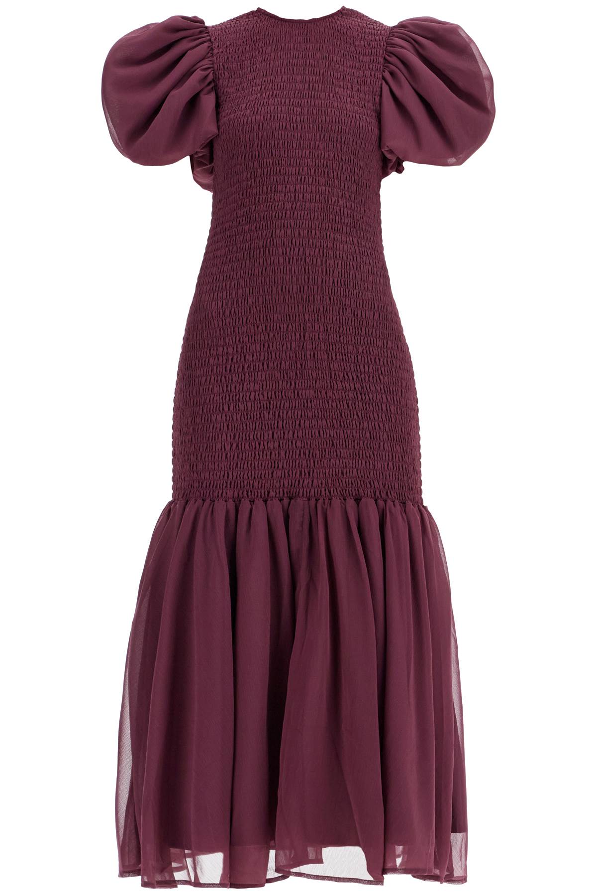 chiffon smock dress