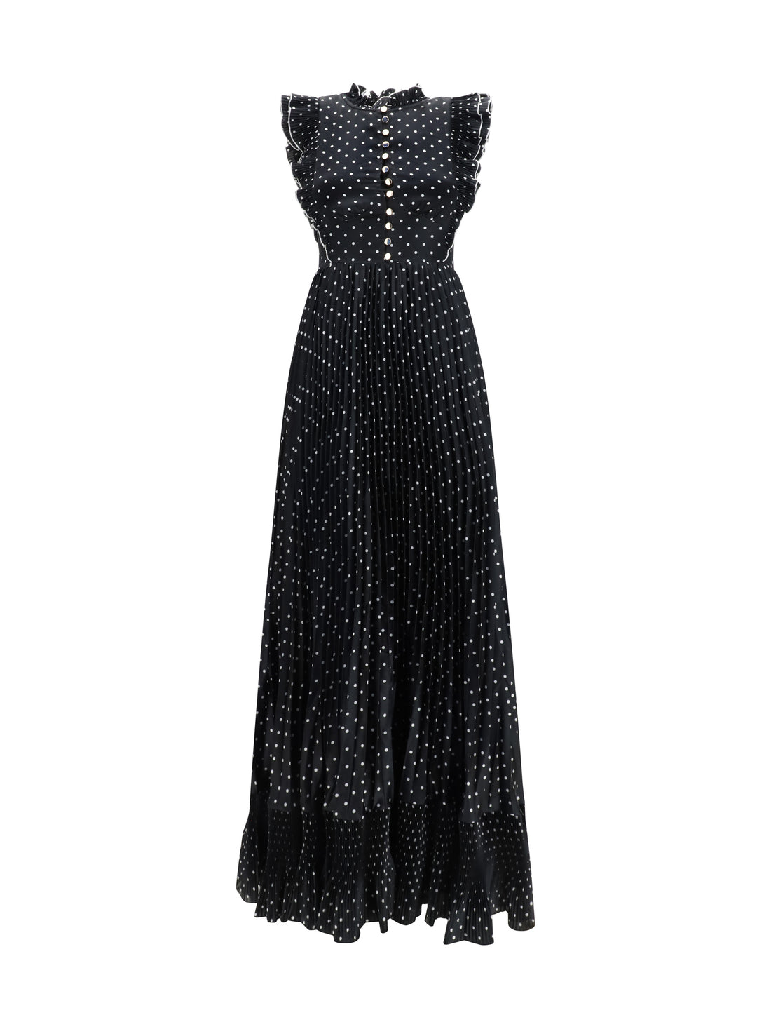 SELF-PORTRAIT 6 polka dot maxi dress