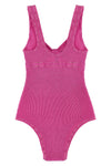 rotate birger christensen x reina olga crinkle one-piece swimsuit in stretch f