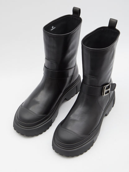 HOGAN 36½ h619 biker boots