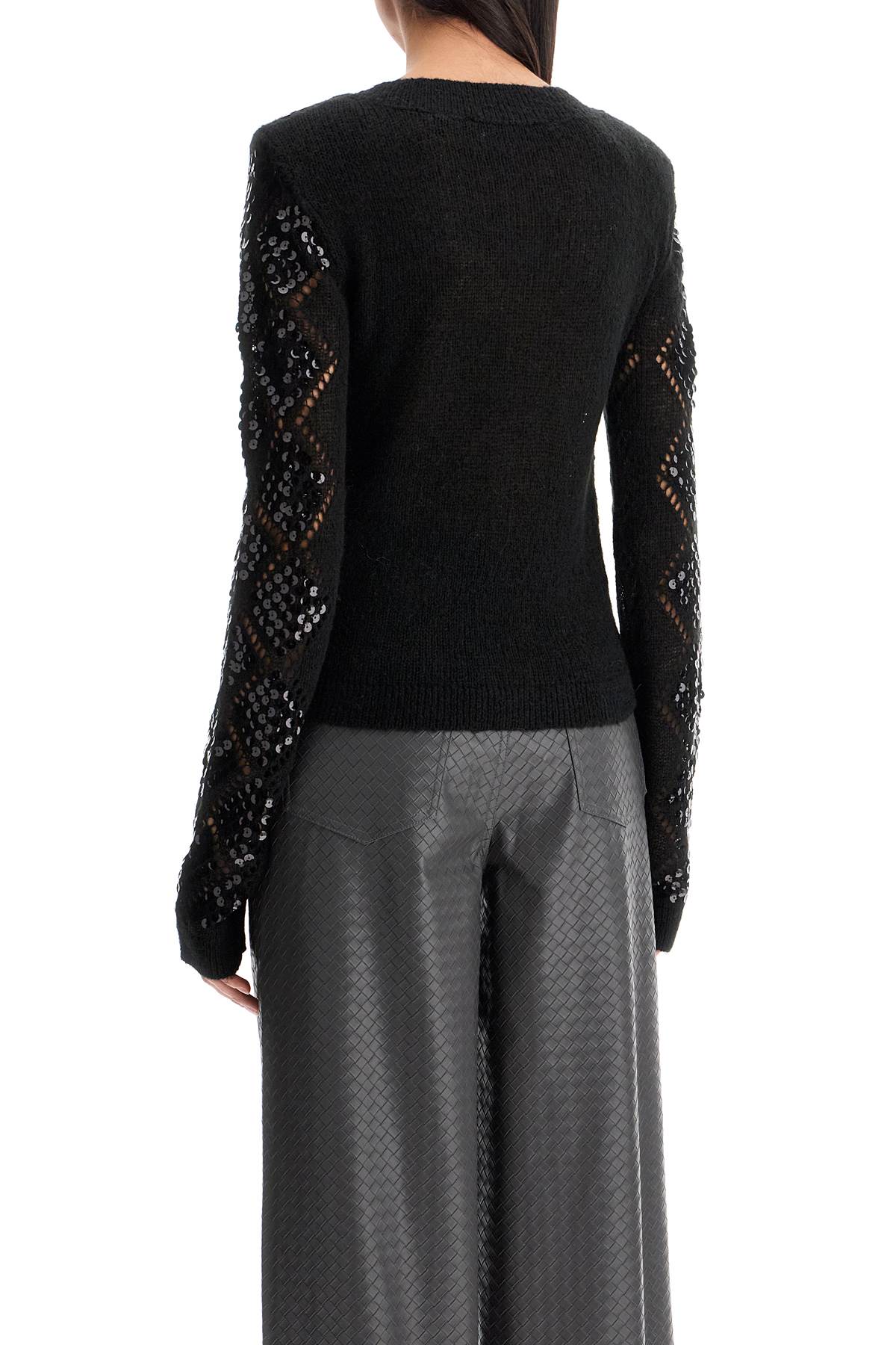 perforated cardigan with