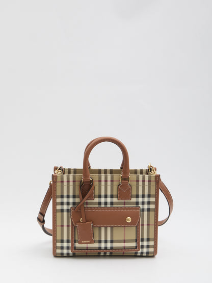 BURBERRY OS freya tote mini bag
