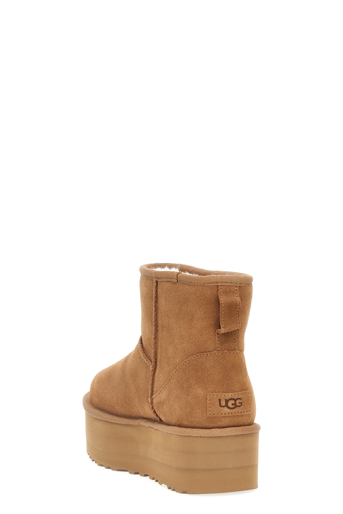 classic mini platform suede ankle boots